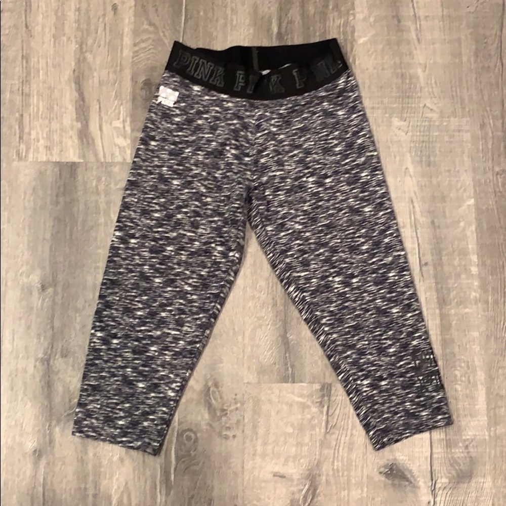 PINK crop leggings size Small